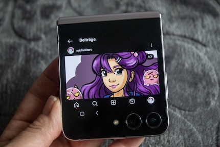 Molte app funzionano anche con un launcher sul display esterno. Purtroppo Instagram non si vede ancora molto bene.