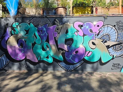 I colori vivaci sono perfetti per i graffiti.