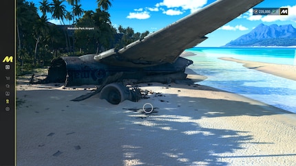 La versione virtuale di Oahu è piena di sorprese. Qui ho scoperto i detriti del volo Oceanic 815, l'aereo che si è schiantato nella serie cult «Lost».