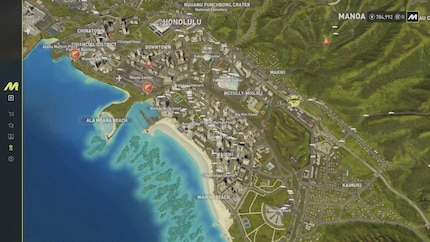 Lo zoom continuo nella mappa panoramica è impressionante.