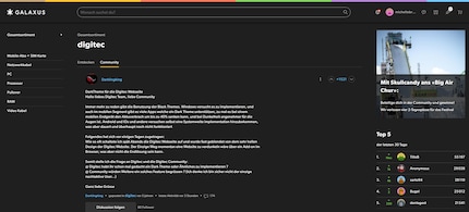 La discussione sul tema scuro in Dark Mode.