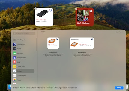 I widget interattivi sono ora disponibili sul desktop.