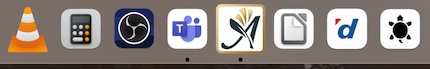I siti web possono essere copiati nel Dock insieme al loro logo. Qui: Digitec e Galaxus.