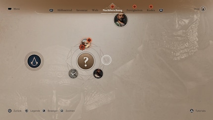 Un tipo di menu delle missioni principali un po' diverso, ma mi piace perché entro di più nel gioco.