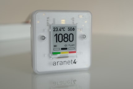 Non è immediatamente evidente sul display e-ink quando l'aria è cattiva.