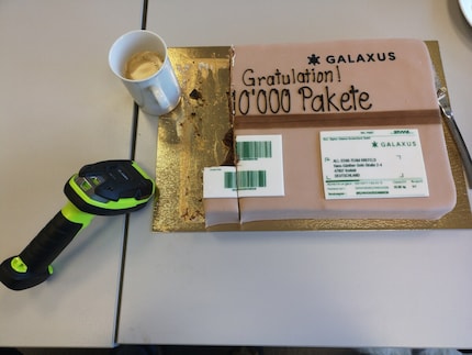 Il pacco numero 10 000 è stato festeggiato a Krefeld...