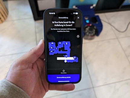 Nell'app puoi suddividere l'appartamento in diverse zone.