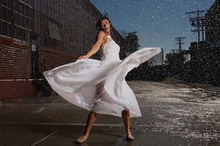 Con un global shutter, è necessaria una minore potenza del flash per superare la luce del sole.