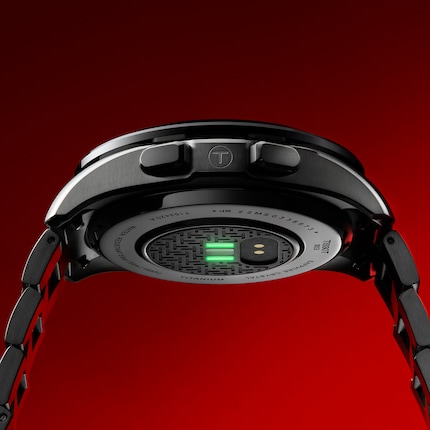 The new Tissot smartwatch has a built-in heart rate monitor for the first time.