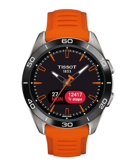 The Amoled screen can be found in the lower part of the dial.