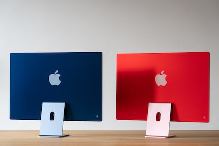 In questo tandem, il blu e il rosé si contrastano. Ma penso che individualmente siano entrambi belli.