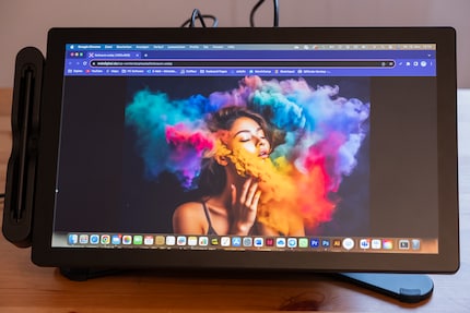A prima vista, il display sembra molto colorato. Le misure per la copertura dello spazio colore sono diverse.