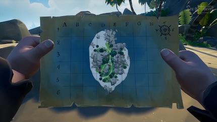 Più di un semplice gamer: mi sento un vero pirata grazie alla mappa in-game di «Sea of Thieves».