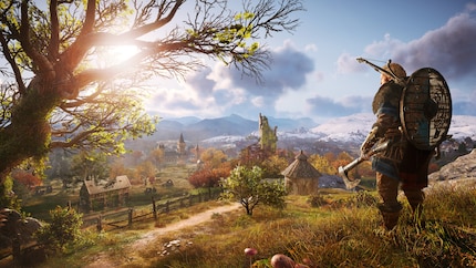 L'Inghilterra in «Assassin's Creed Valhalla» è troppo vasta perché un solo uccello possa vedere l'intero mondo di gioco.