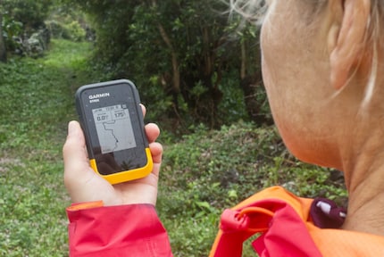 Il dispositivo GPS mi aiuta a seguire il percorso escursionistico suggerito in tutta semplicità.