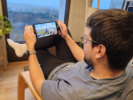 Il Playstation Portal brilla soprattutto nei giochi per giocatore singolo, dove la precisione e la velocità non sono eccessivamente importanti. Qui nell'immagine: «Spider-Man 2».