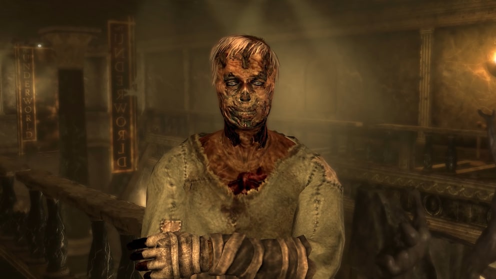 For comparison: This is what a ghoul looks like in «Fallout 3» 