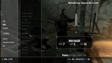 Non è così che mi immagino il gioco. Il pugnale di ferro come oggetto di grind numero uno ha lo status di meme nella comunità di «Skyrim»