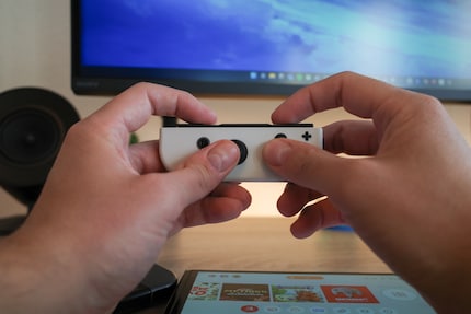 I Joy-Con scompaiono nelle mie mani.