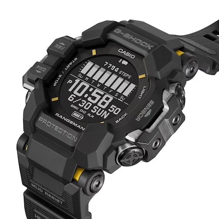 Il nuovo G-Shock Rangeman è disponibile anche in un colore nero leggermente più discreto.