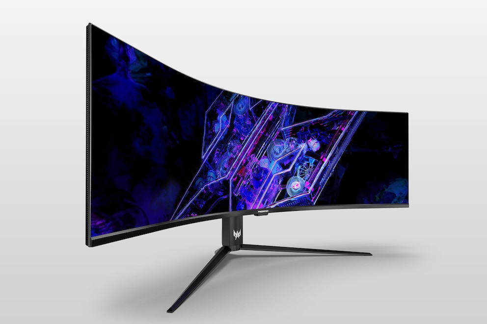 The Acer Predator Z57 is the second monitor in the world to have a resolution of 7680 × 2160 pixels.