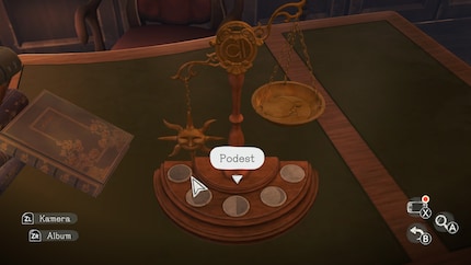 Quando si inizia un puzzle, il gioco esegue uno zoom sugli elementi rilevanti.