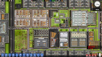 Le differenze grafiche tra «Prison Architect»...