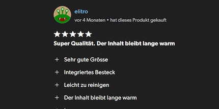 This user confirms the «Kassensturz» test.
