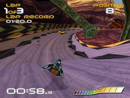 «Wipeout» è il fiore all'occhiello della prima Playstation.