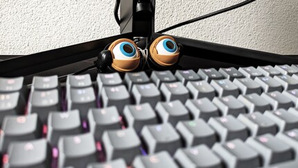 These special glasses can blink. Needless to say, I rarely use them in video calls.