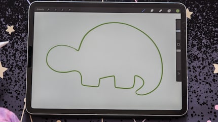 La forma del dino deve essere adatta, prova diverse versioni.