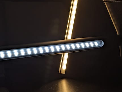 Puoi impostare la temperatura della luce per tutte le lampade: da fredda a calda.