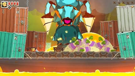 The boss battles drag down the pace of the game.