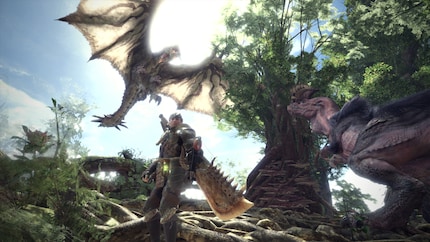 «Monster Hunter: World» si concentra su battaglie coinvolgenti contro i giganteschi dinosauri.