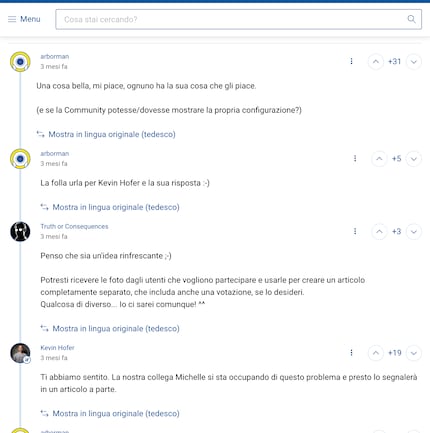 La Community vorrebbe partecipare. Ora può farlo.