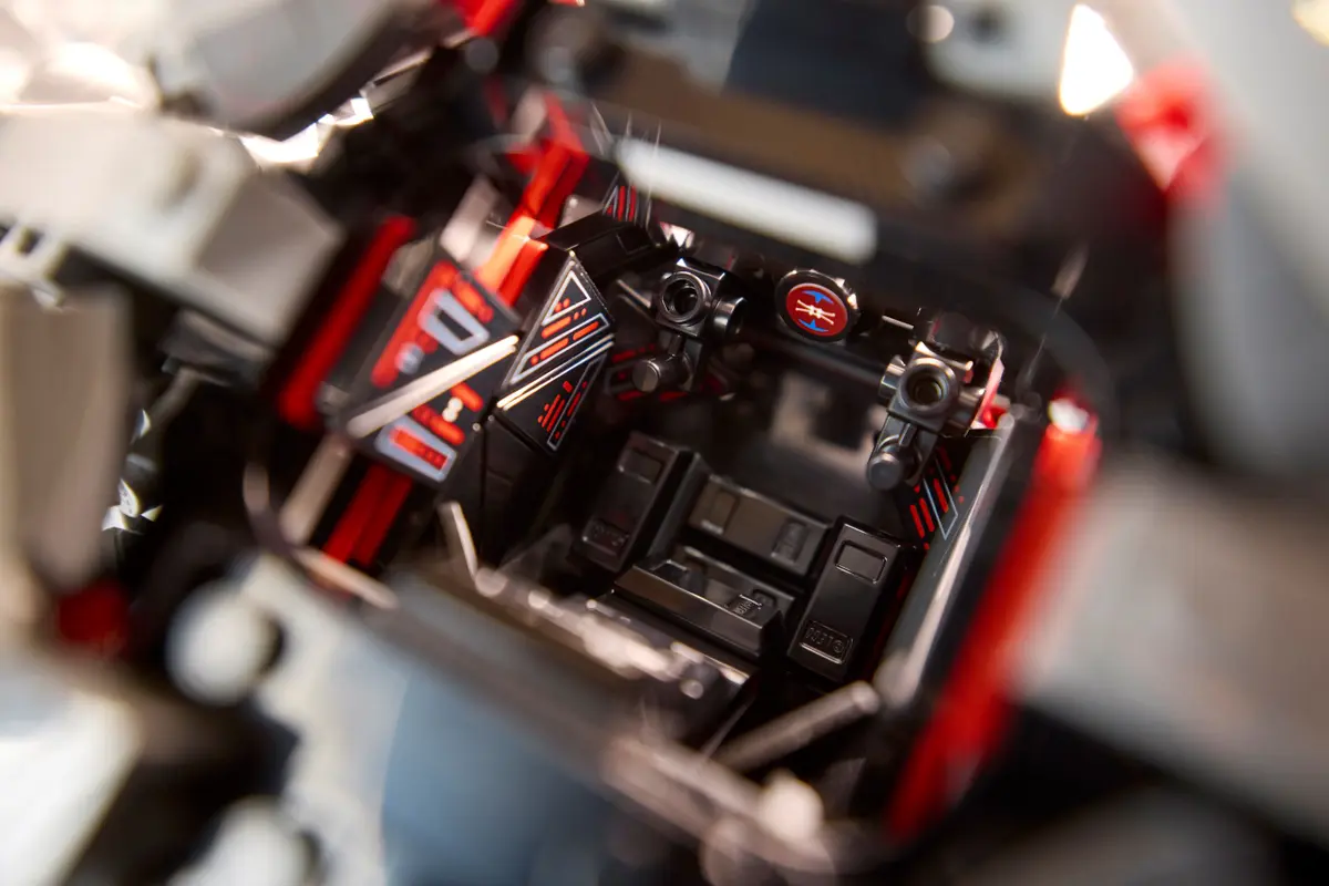 Vista del cockpit.