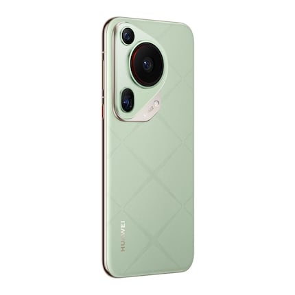 Il Pura 70 Ultra in verde salvia ha un motivo sul retro.