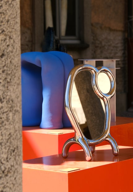 «divano Mi-RR 13» di Studio Speculo | alluminio, specchio