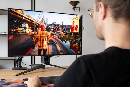 L'Asus PG32UCDM offre un'ottima qualità delle immagini, soprattutto nei giochi.