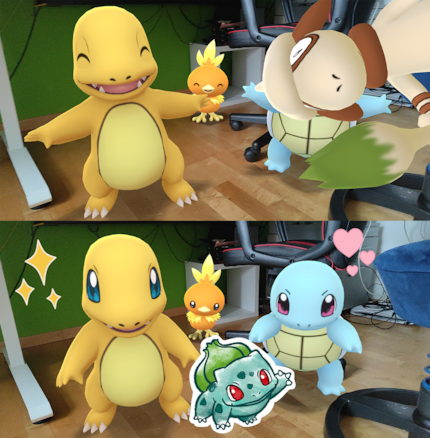 Smeargle si intrufola nell'immagine. Poi riesco a catturarlo.