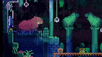 Even the capybara doesn’t seem to understand what’s going on here.