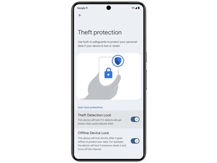 You can also deactivate anti-theft protection in Android 15.