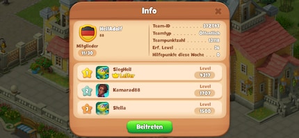 I nomi utente fascisti possono essere trovati in molti giochi.