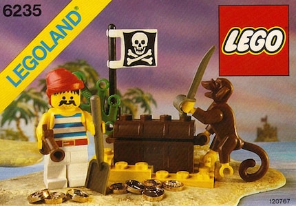 I pirati hanno dato alle minifigure Lego nuove caratteristiche facciali.