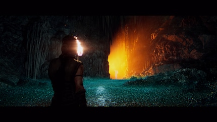 Il gioco di luci è particolarmente bello nelle grotte.