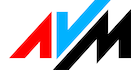 Logo of the AVM brand