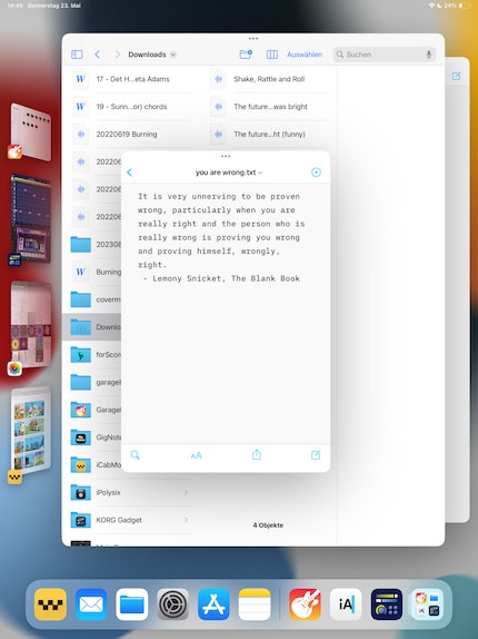 Con Stage Manager, la produttività si avvicina a quella di un notebook.