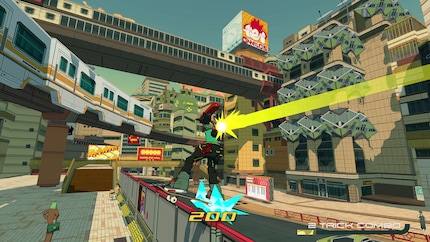 «Bomb Rush Cyberfunk» è colorato, caotico e divertente.