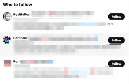 There are already a large number of such accounts with sensitive content.