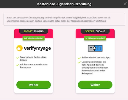 Some relevant portals in the EU already have an age verification system.